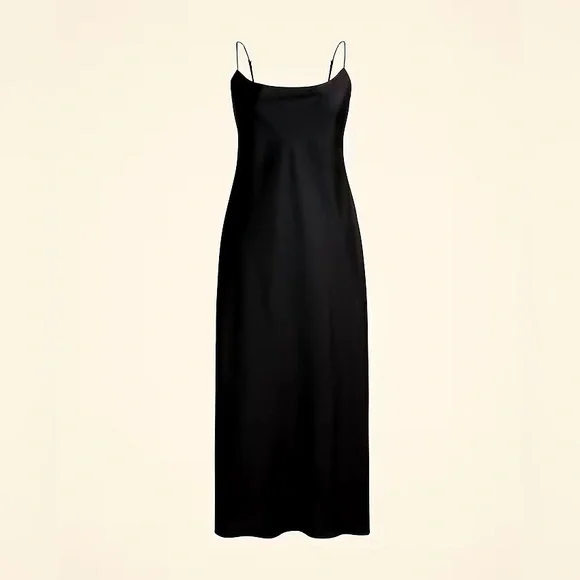 J. Crew Gwyneth Cupro-blend Slip Dress - Picture 3 of 5